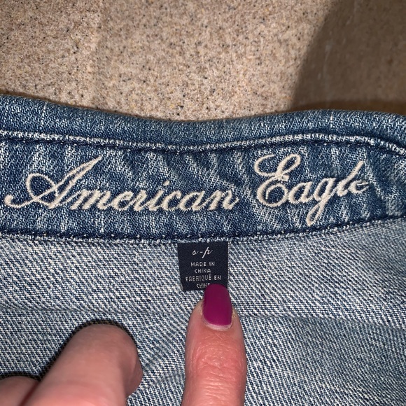 American Eagle cropped denim jacket - Picture 4 of 4